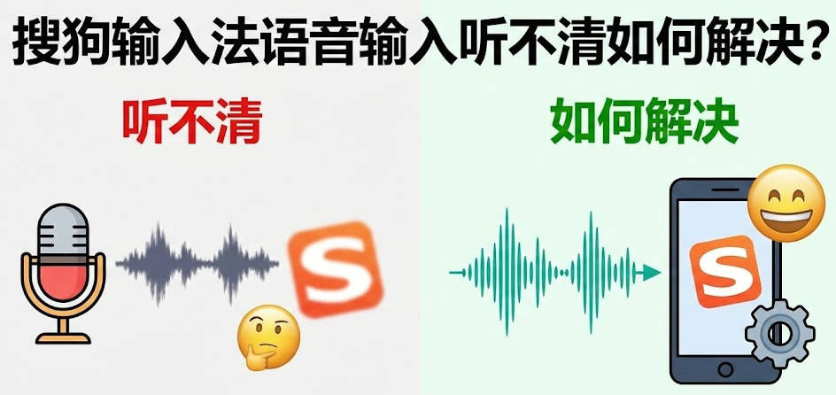 搜狗输入法语音听不清