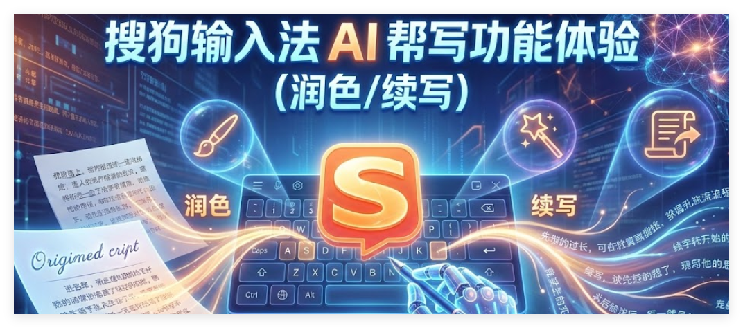 搜狗输入法AI帮写功能