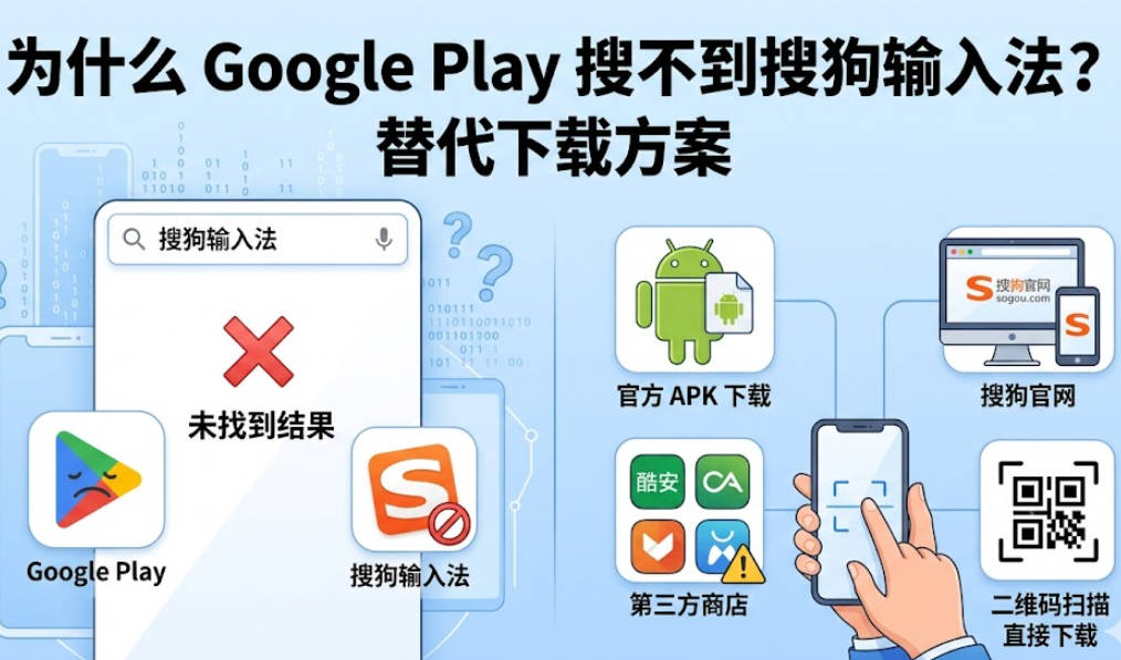 为什么 Google Play 搜不到搜狗输入法