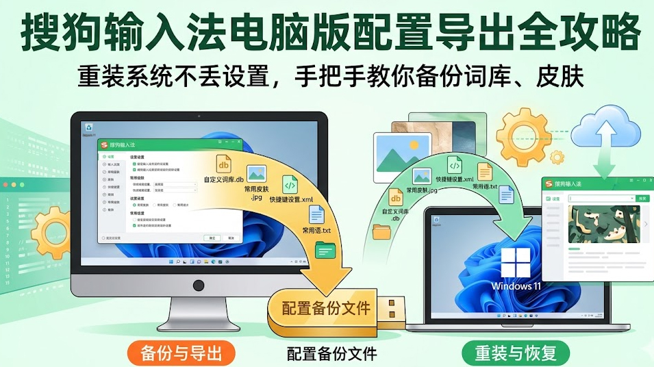 搜狗输入法电脑版怎么导出配置