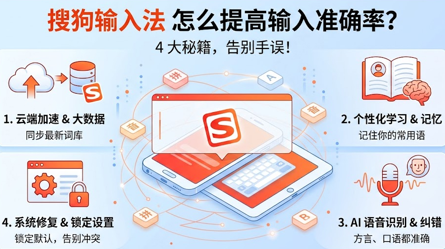 搜狗输入法怎么提高输入准确率