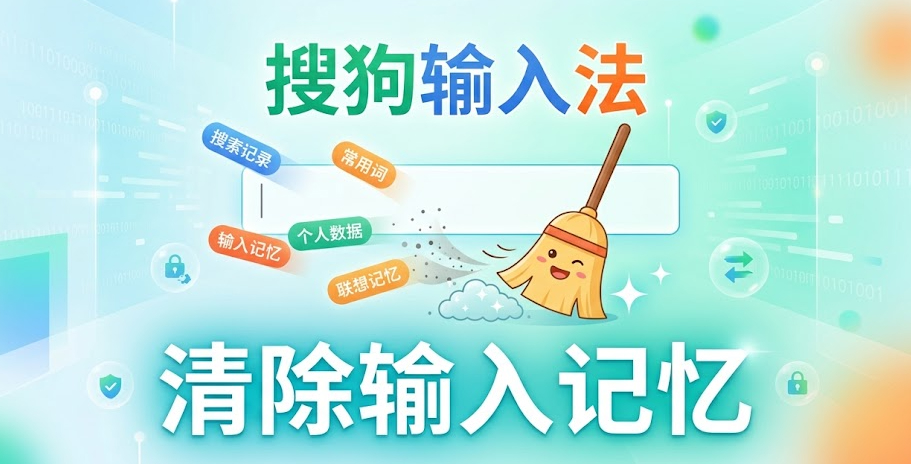 搜狗输入法如何清除输入记忆